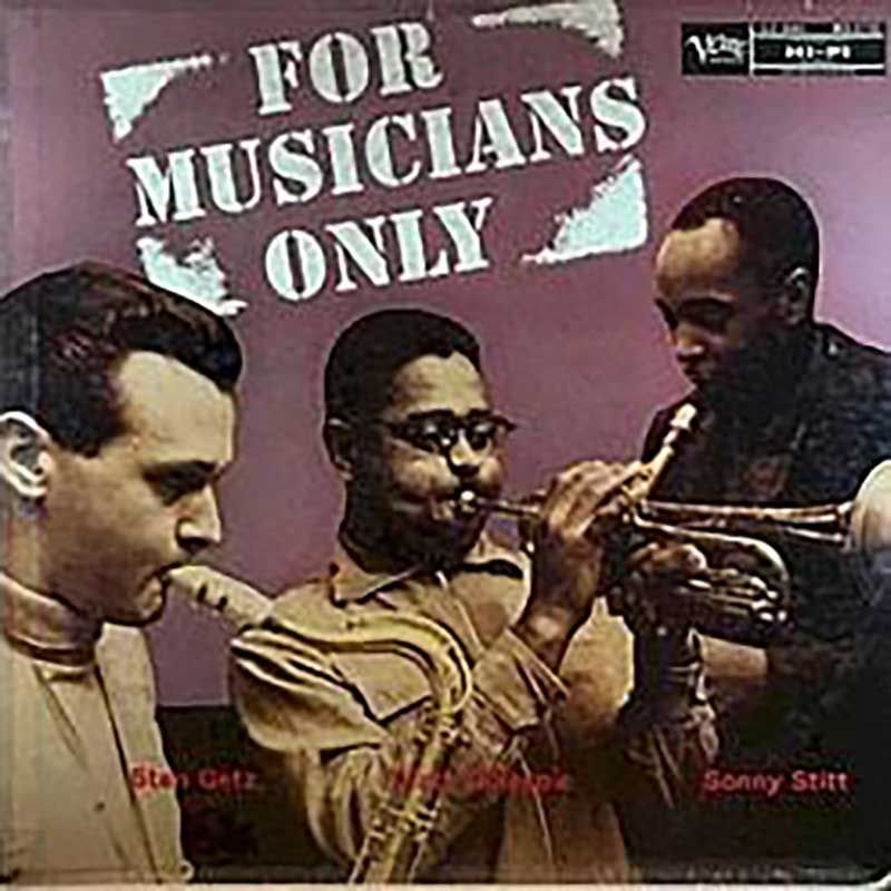 Stan Getz For Musicians Only Cover Art
